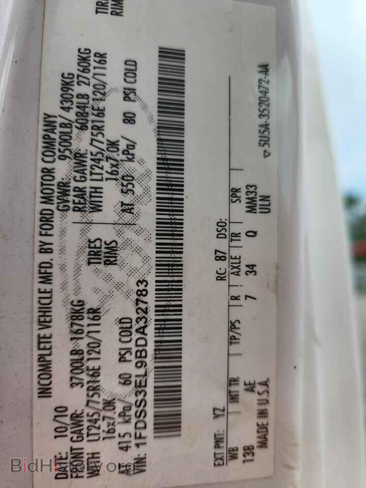 2011 FORD ALL Models - VIN: 1FDSS3EL9BDA32783 - Фото 14