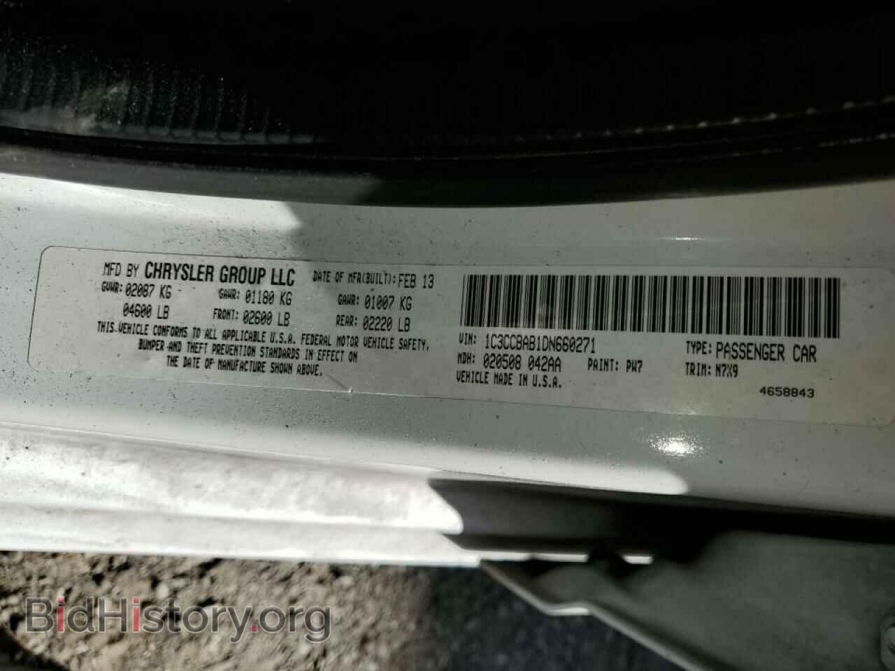 2013 CHRYSLER 200 - VIN: 1C3CCBAB1DN660271 - Photo 10