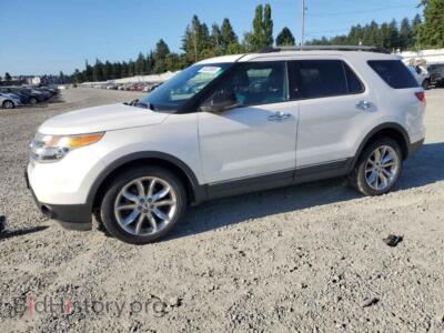 2013 Ford EXPLORER XLT, белый — VIN 1FM5K8D87DGA17885, Copart