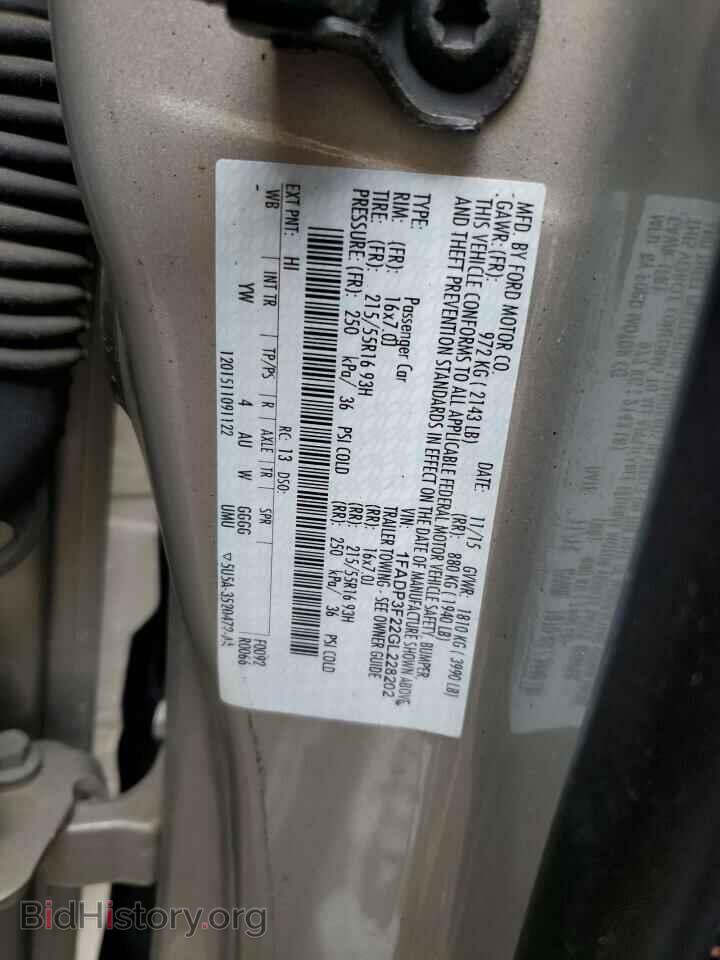 2016 FORD FOCUS - VIN: 1FADP3F22GL228202 - Photo 12