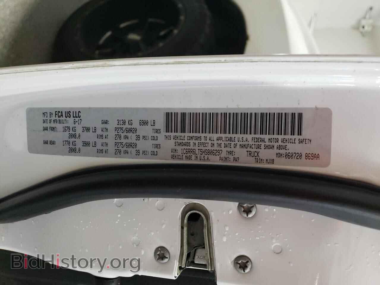 2017 RAM 1500 - VIN: 1C6RR6LT5HS806297 - Фото 12