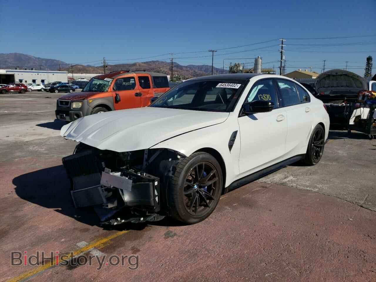 2021 BMW M3 - VIN: WBS33AY04MFK82475 - Photo 2