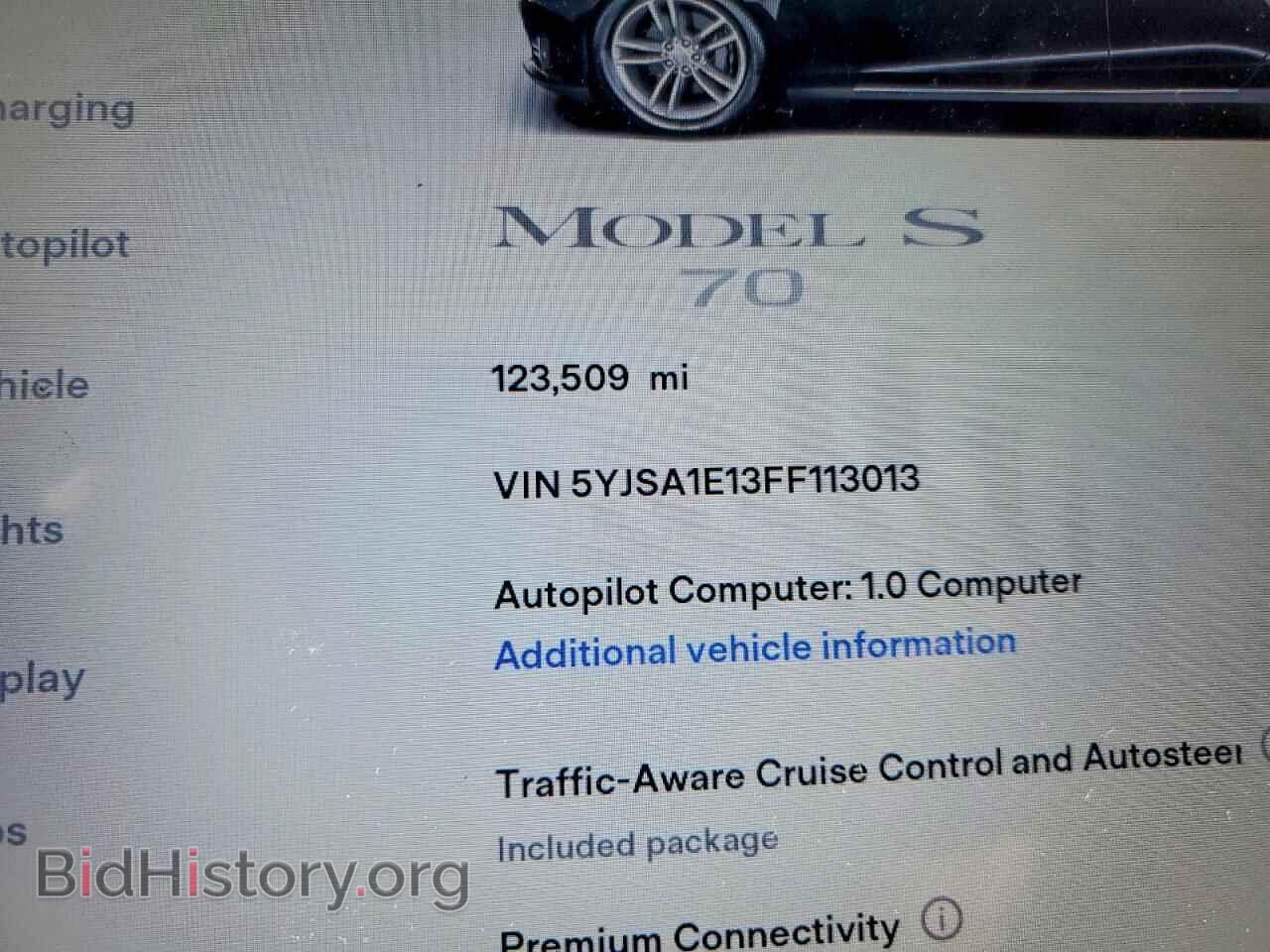 2015 TESLA MODEL S - VIN: 5YJSA1E13FF113013 - Photo 9