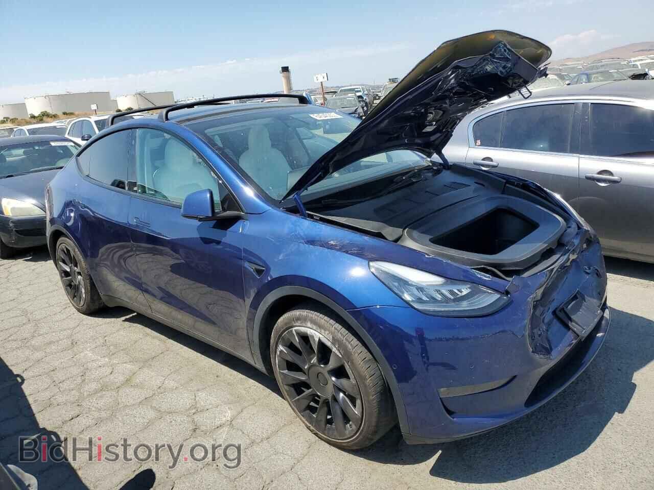 2022 TESLA MODEL Y - VIN: 7SAYGAEE2NF396663 - Фото 4