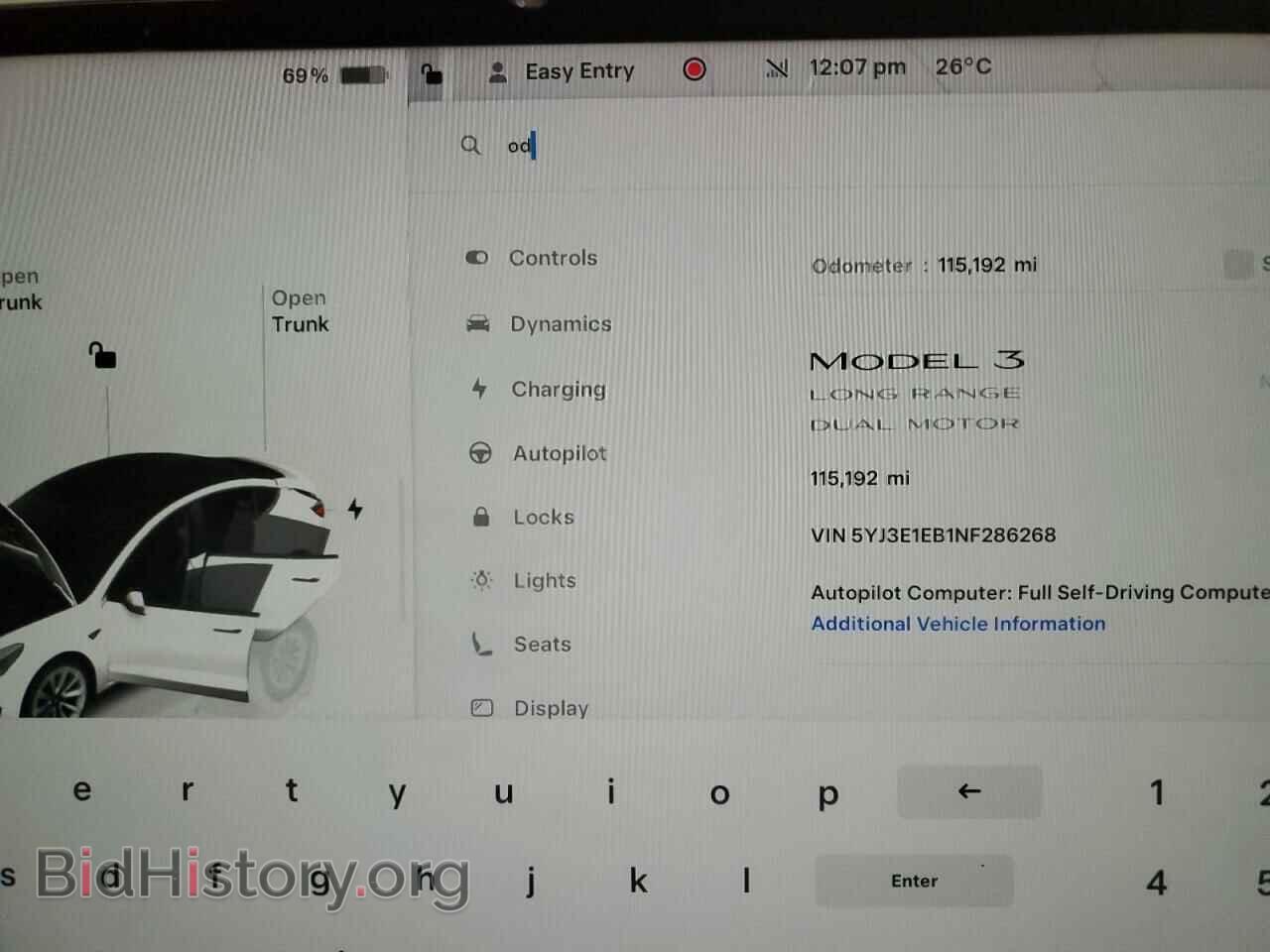 2022 TESLA MODEL 3 - VIN: 5YJ3E1EB1NF286268 - Фото 9