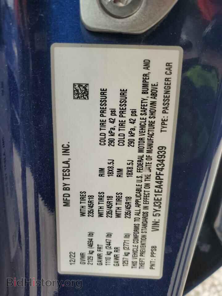 2023 TESLA MODEL 3 - VIN: 5YJ3E1EA4PF434939 - Photo 12