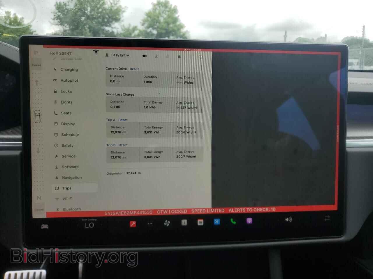 2021 TESLA MODEL S - VIN: 5YJSA1E62MF441533 - Photo 9