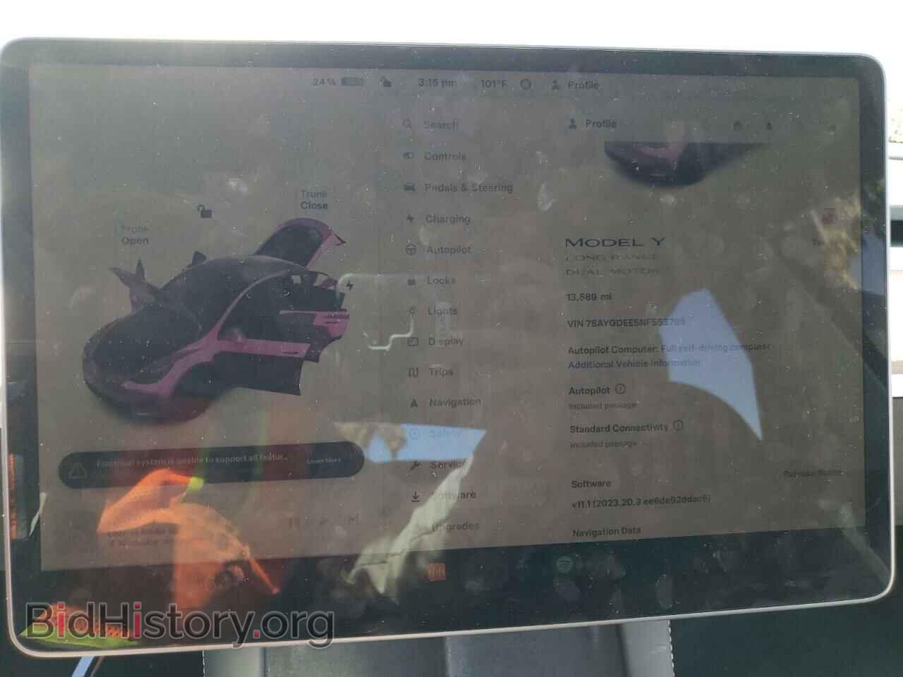 2022 TESLA MODEL Y - VIN: 7SAYGDEE5NF553796 - Фото 9
