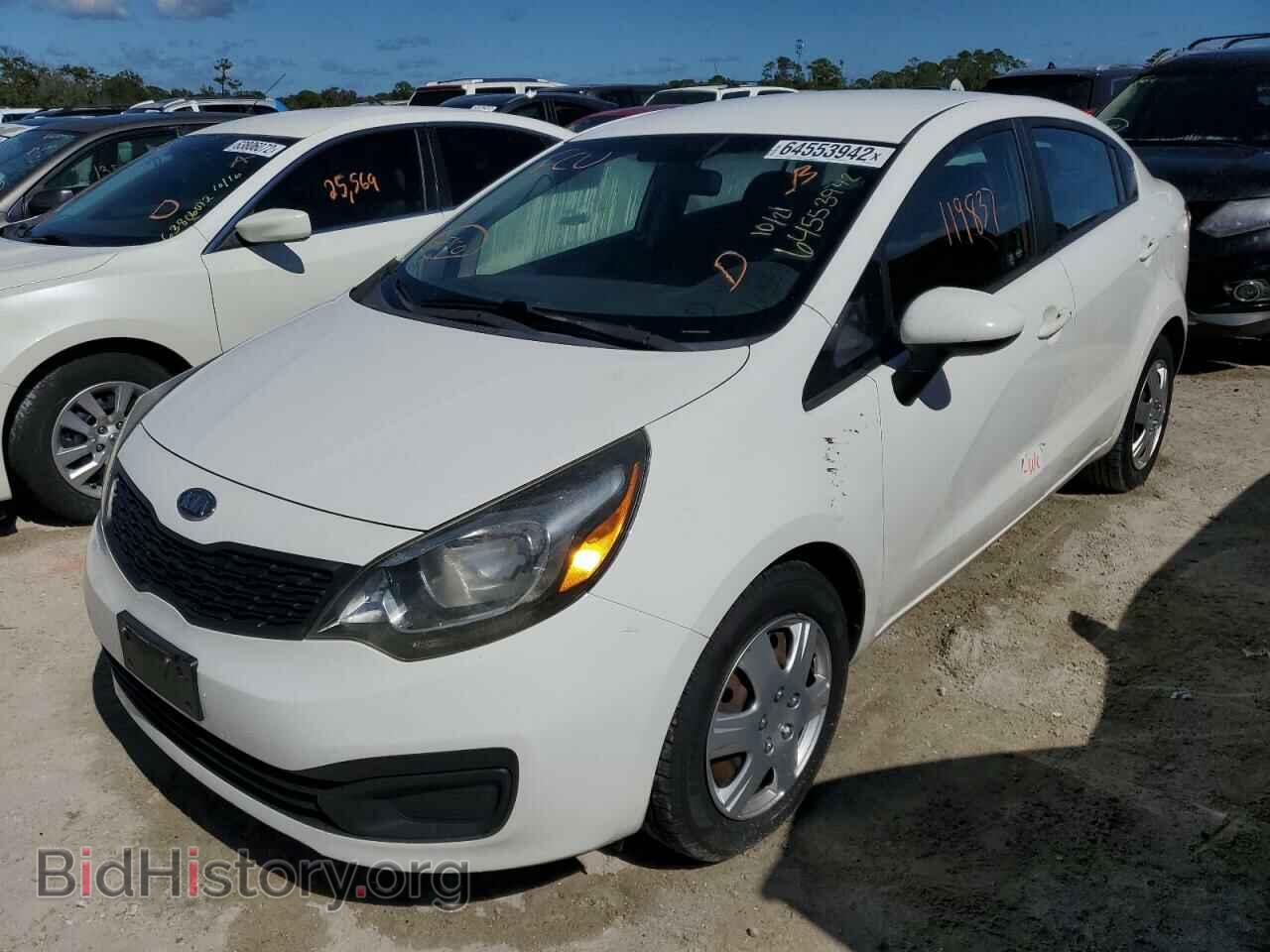 2012 KIA RIO - VIN: KNADM4A35C6092856 - Фото 2