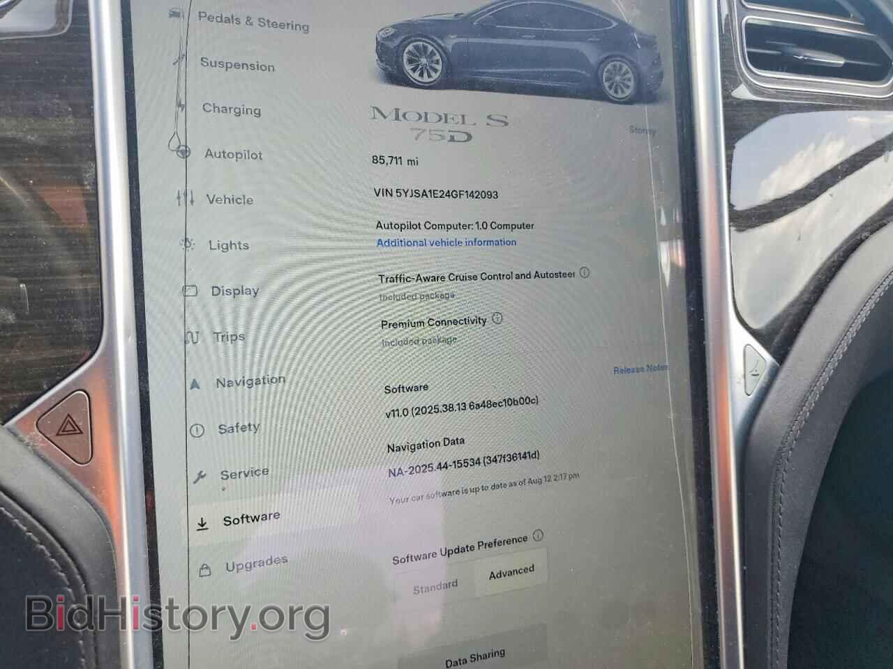 2016 TESLA MODEL S - VIN: 5YJSA1E24GF142093 - Photo 9