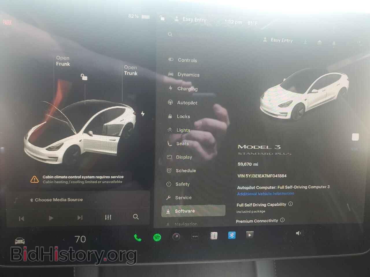 2021 TESLA MODEL 3 - VIN: 5YJ3E1EA7MF041884 - Фото 9