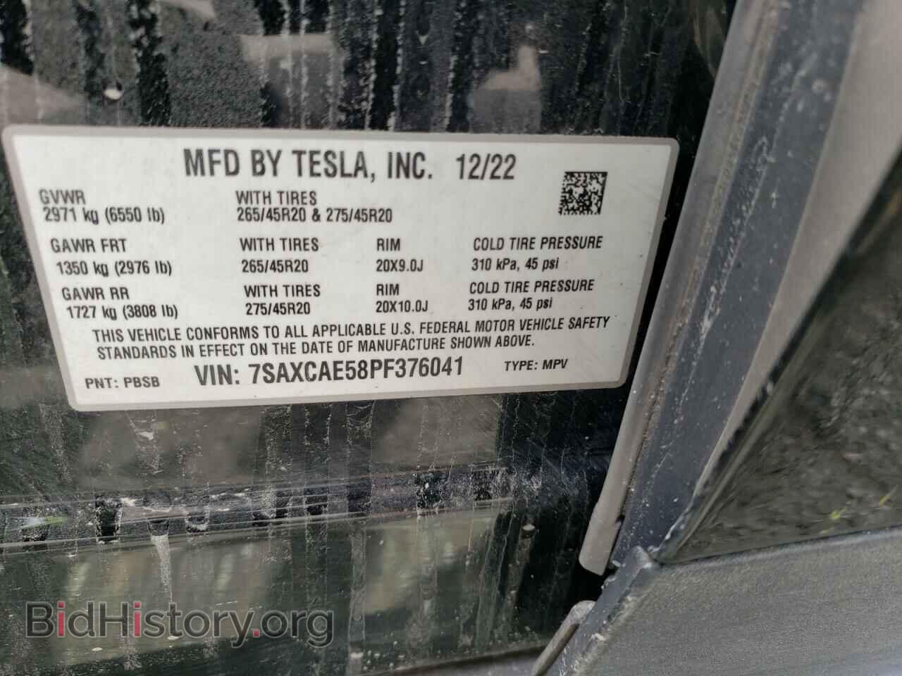 2023 TESLA MODEL X - VIN: 7SAXCAE58PF376041 - Photo 14