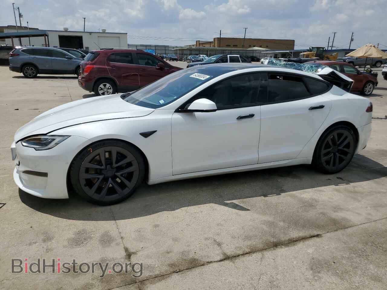 Photo 5YJSA1E65MF443082 - TESLA MODEL S 2021