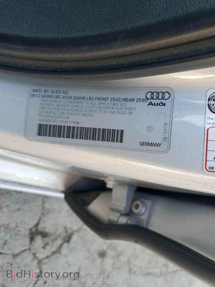 2013 AUDI A6 - VIN: WAUDFAFC1DN017998 - Фото 10