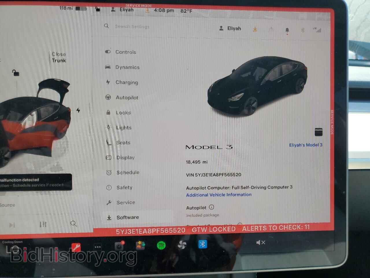 2023 TESLA MODEL 3 - VIN: 5YJ3E1EA8PF565520 - Фото 9