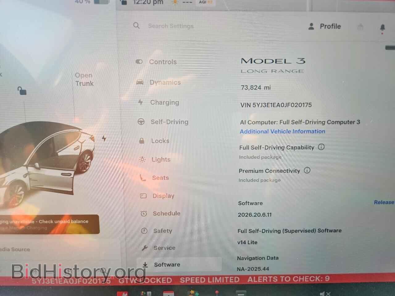 2018 TESLA MODEL 3 - VIN: 5YJ3E1EA0JF020175 - Photo 9