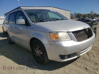 2010 Dodge CARAVAN GRAND CARA, серебристый — VIN 2D4RN5DX3AR128644, Copart