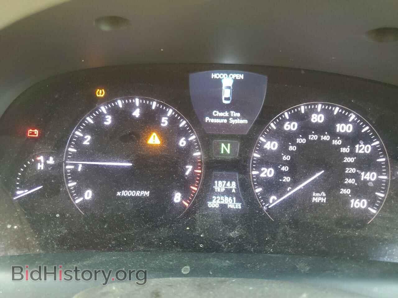2007 LEXUS LS460 - VIN: JTHBL46F375040846 - Фото 9