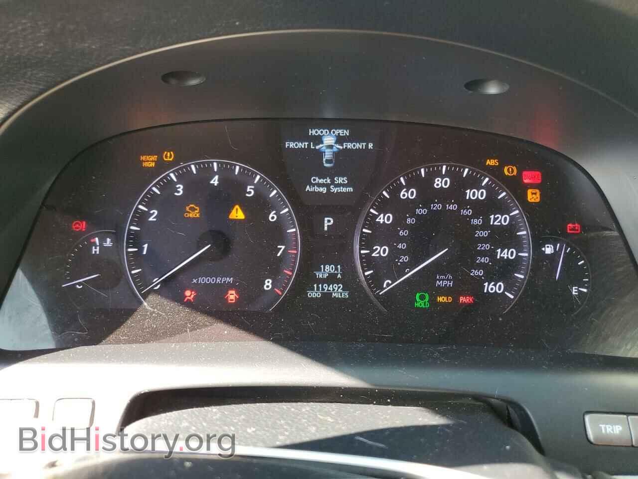 2010 LEXUS LS460 - VIN: JTHDL5EF5A5001537 - Фото 9