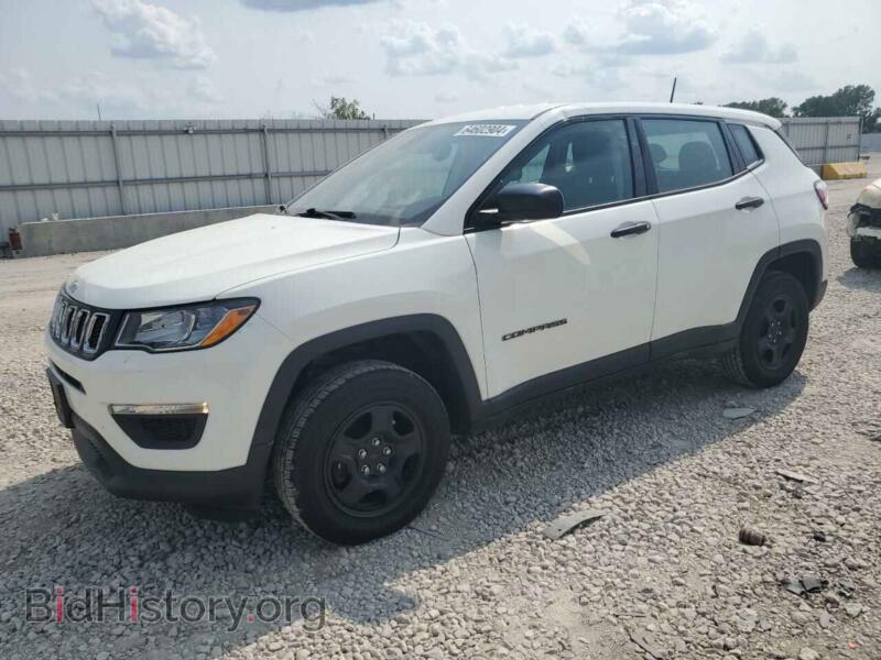 2017 Jeep COMPASS Sport (VIN 3C4NJDAB3HT628272) — фото 1 из 13, Copart, повреждение: передняя часть