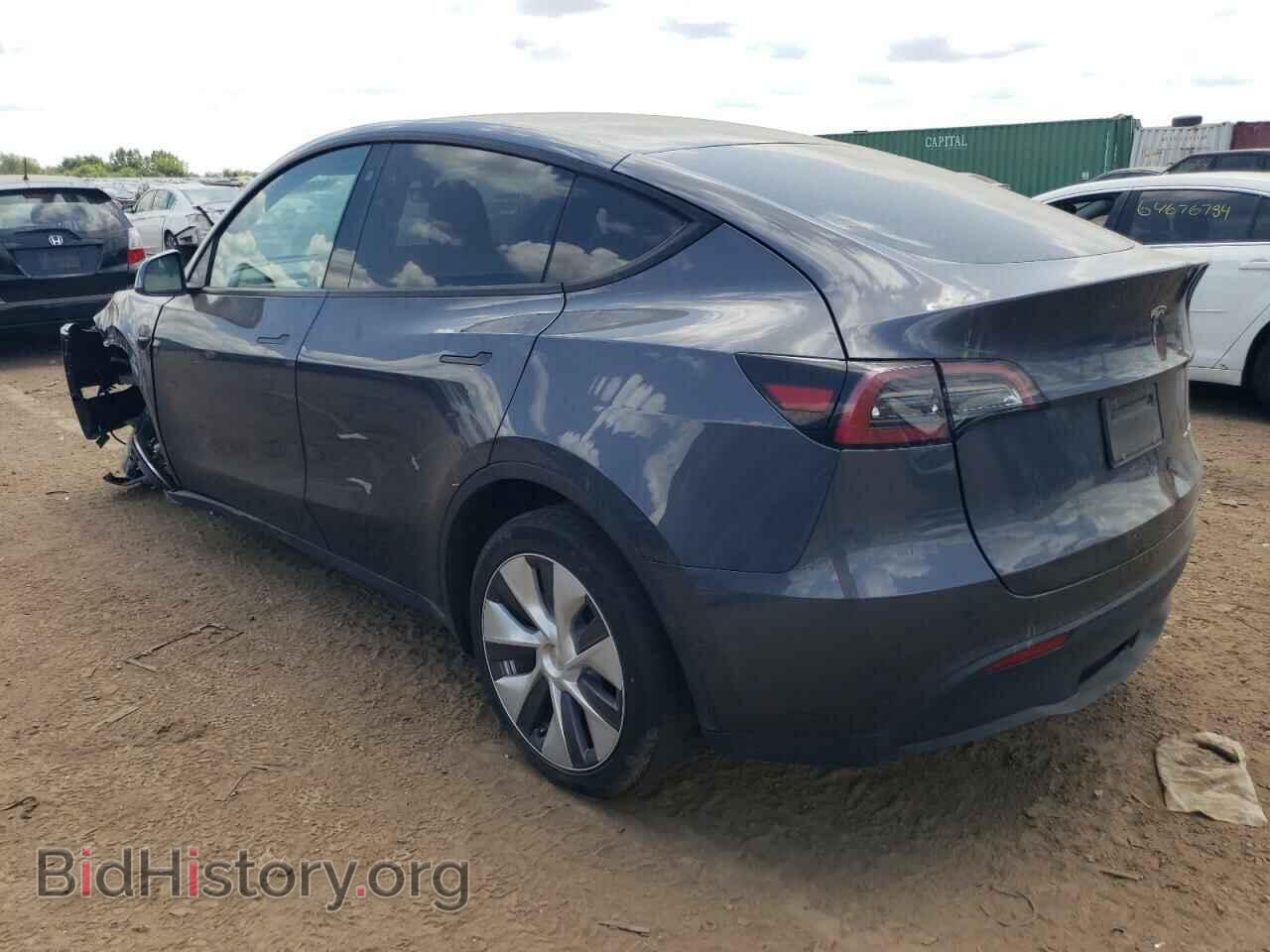 2022 TESLA MODEL Y - VIN: 7SAYGDEE3NA007737 - Фото 2