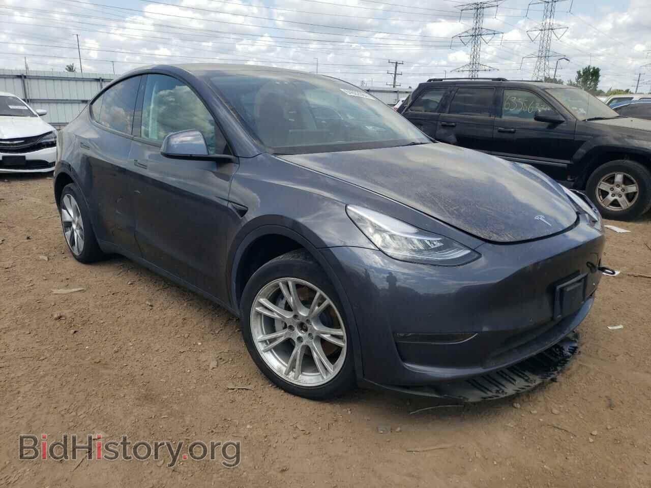 2022 TESLA MODEL Y - VIN: 7SAYGDEE3NA007737 - Фото 4