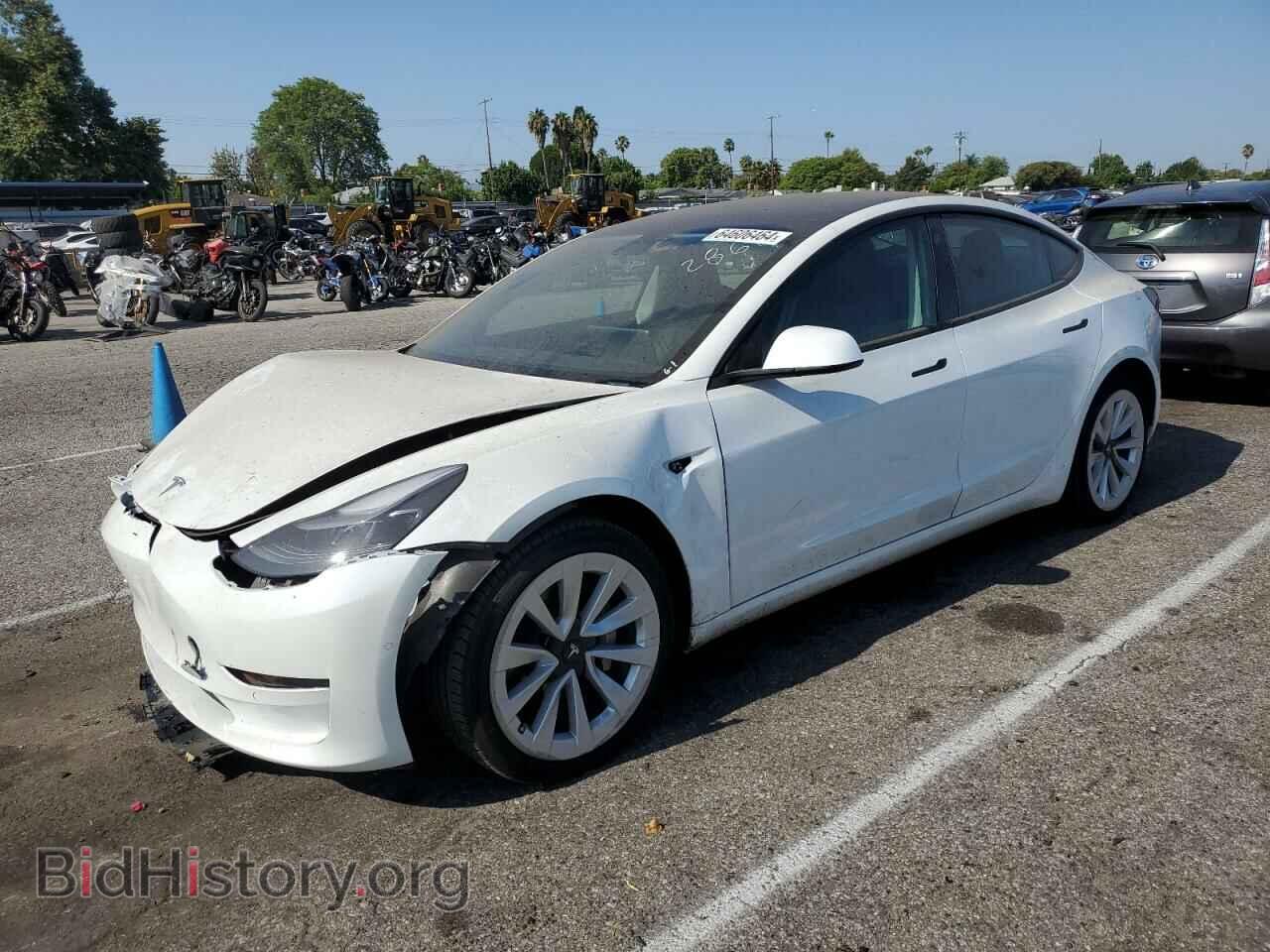 Photo 5YJ3E1EA6NF302861 - TESLA MODEL 3 2022