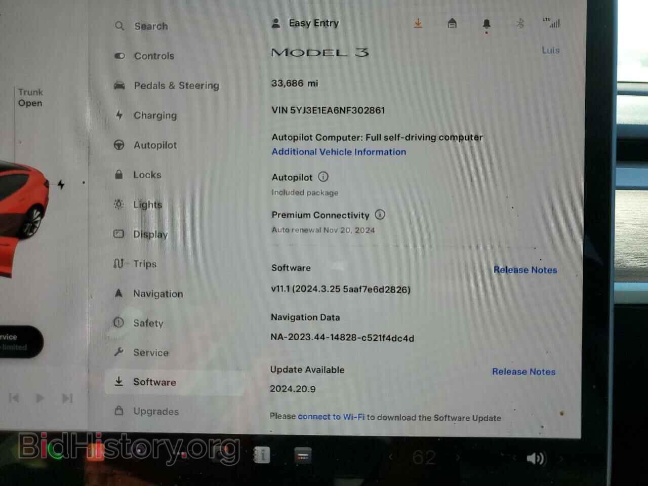 2022 TESLA MODEL 3 - VIN: 5YJ3E1EA6NF302861 - Фото 9