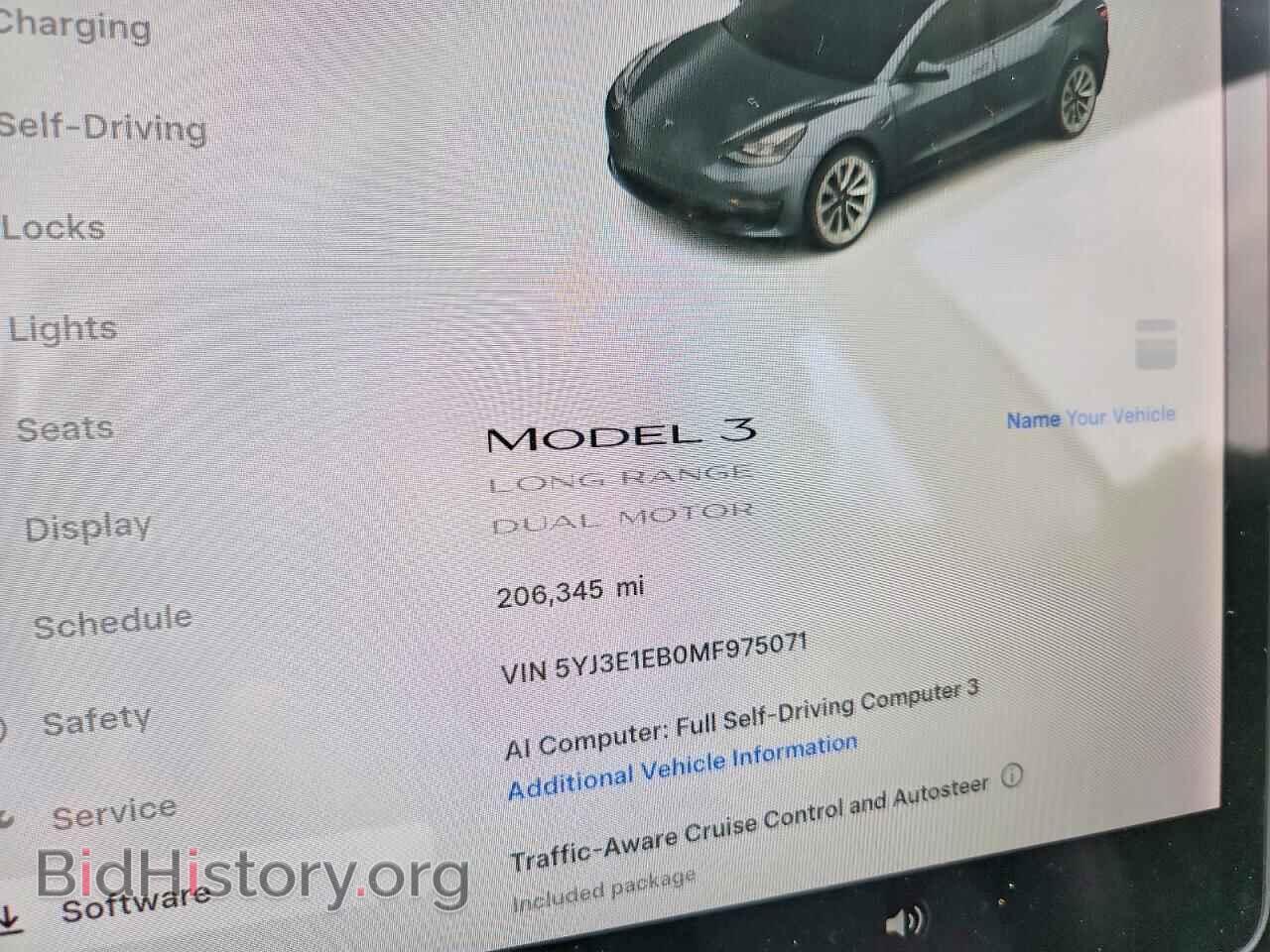 2021 TESLA MODEL 3 - VIN: 5YJ3E1EB0MF975071 - Фото 9