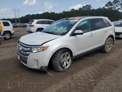 2014 Ford EDGE SEL, белый — VIN 2FMDK3JC8EBB35248, Copart