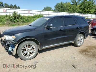 2016 Dodge DURANGO LIMITED, black — VIN 1C4RDJDG8GC437505, Copart