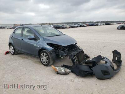 2014 Mazda 2 MAZDA2 SPO, синий — VIN JM1DE1KY4E0188220, Copart