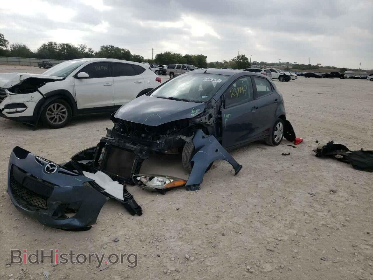 2014 MAZDA 2 - VIN: JM1DE1KY4E0188220 - Photo 2
