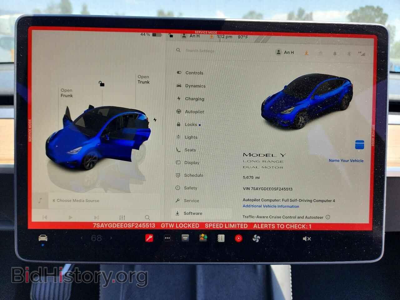 2025 TESLA MODEL Y - VIN: 7SAYGDEE0SF245513 - Фото 9