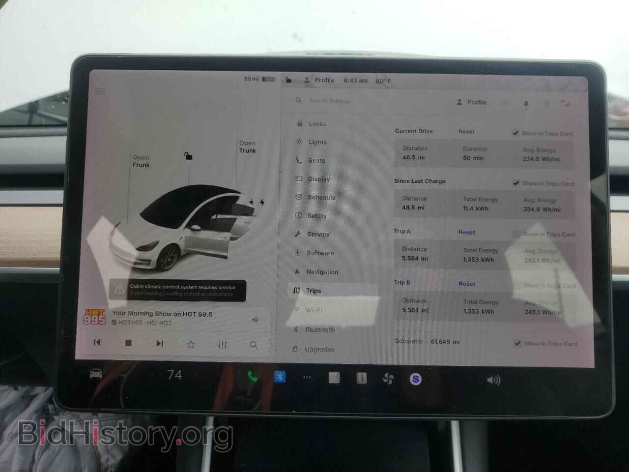 2020 TESLA MODEL 3 - VIN: 5YJ3E1EA8LF789784 - Фото 9