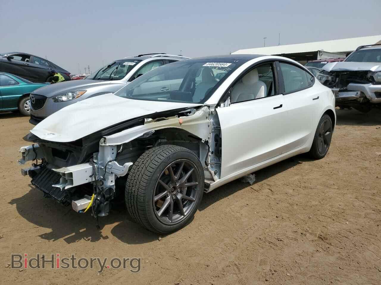 Photo 5YJ3E1EB2MF053031 - TESLA MODEL 3 2021