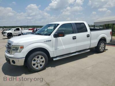 2014 Ford F-150 Supercrew, белый — VIN 1FTFW1CT4EKE37497, Copart