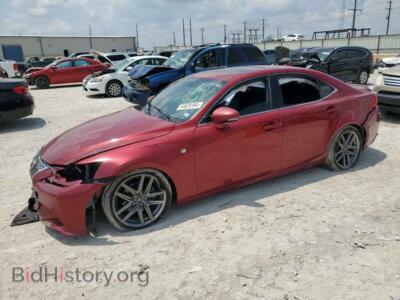 2015 Lexus IS 250, red — VIN JTHCF1D24F5021960, Copart