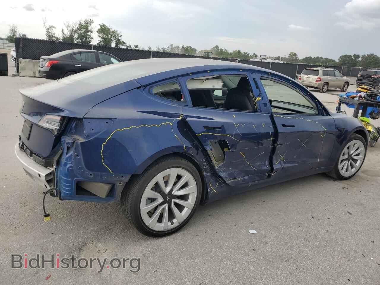 2022 TESLA MODEL 3 - VIN: 5YJ3E1EB4NF185158 - Фото 3