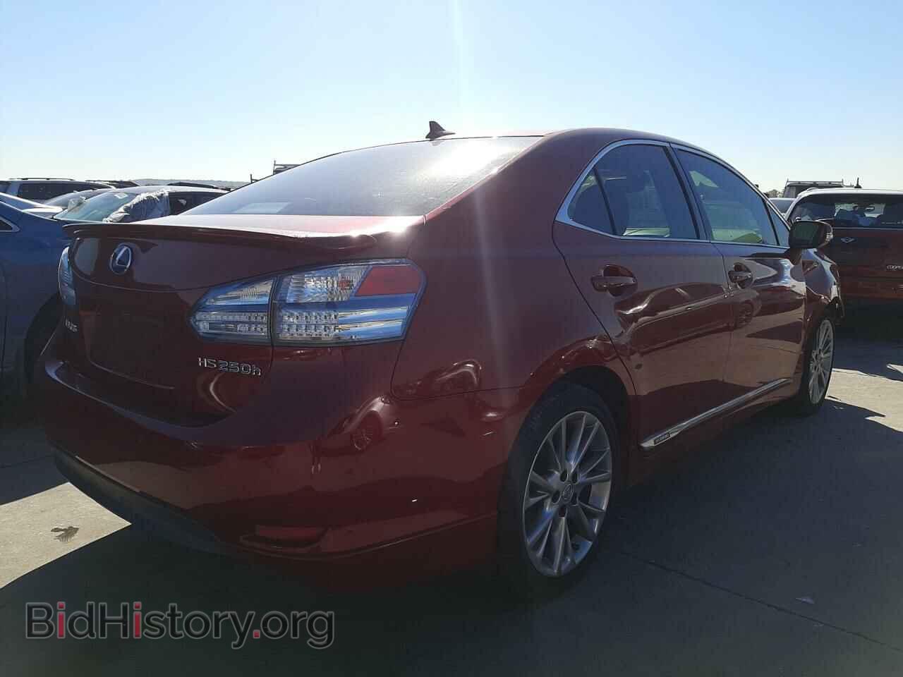 2010 LEXUS HS - VIN: JTHBB1BA0A2012779 - Фото 4