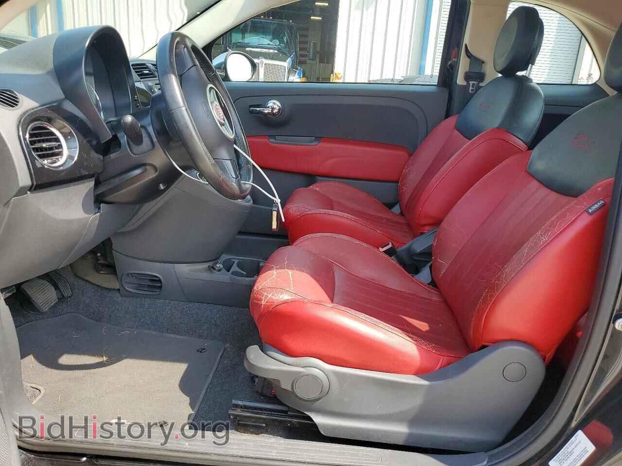 2012 FIAT 500 - VIN: 3C3CFFCR2CT386098 - Фото 7