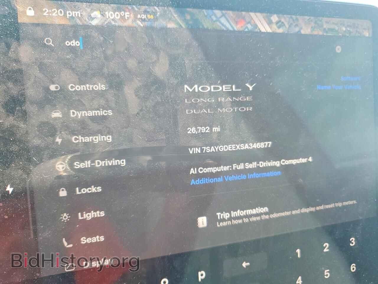 2025 TESLA MODEL Y - VIN: 7SAYGDEEXSA346877 - Photo 9