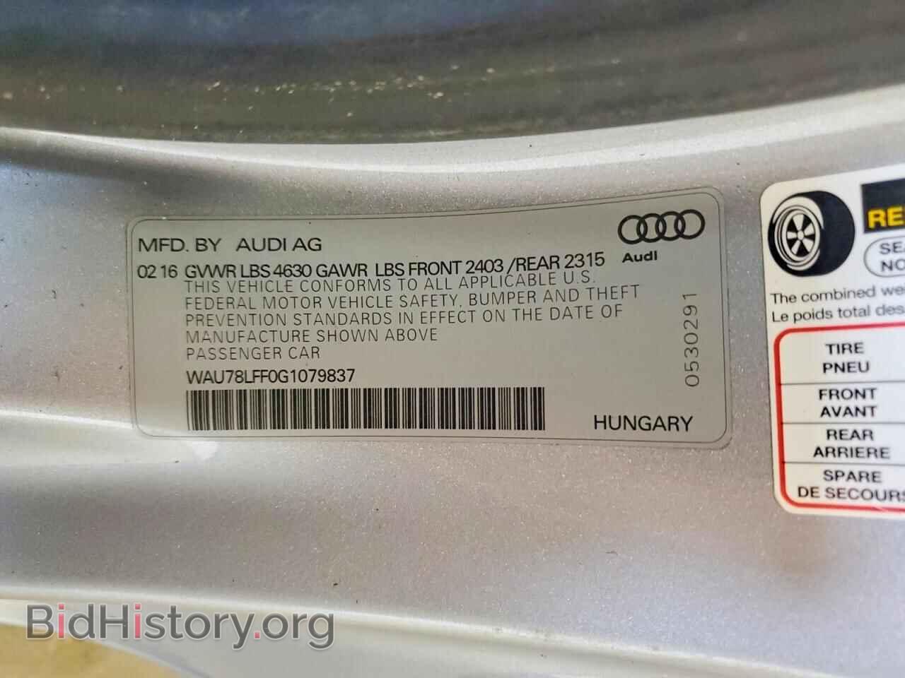 2016 AUDI A3 - VIN: WAU78LFF0G1079837 - Photo 12