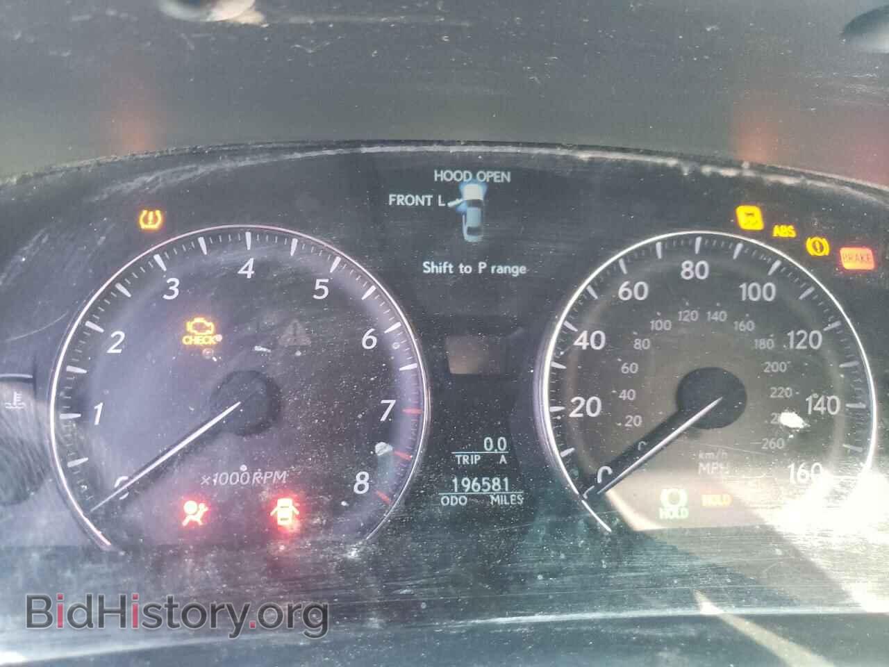 2008 LEXUS LS460 - VIN: JTHGL46F185028816 - Фото 9