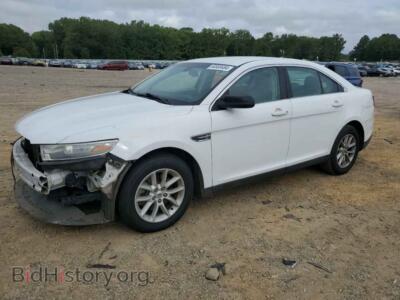 2013 Ford TAURUS SE, белый — VIN 1FAHP2D8XDG221943, Copart