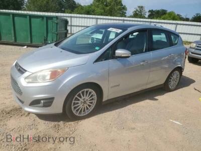 2013 Ford CMAX SEL, серебристый — VIN 1FADP5BUXDL554294, Copart