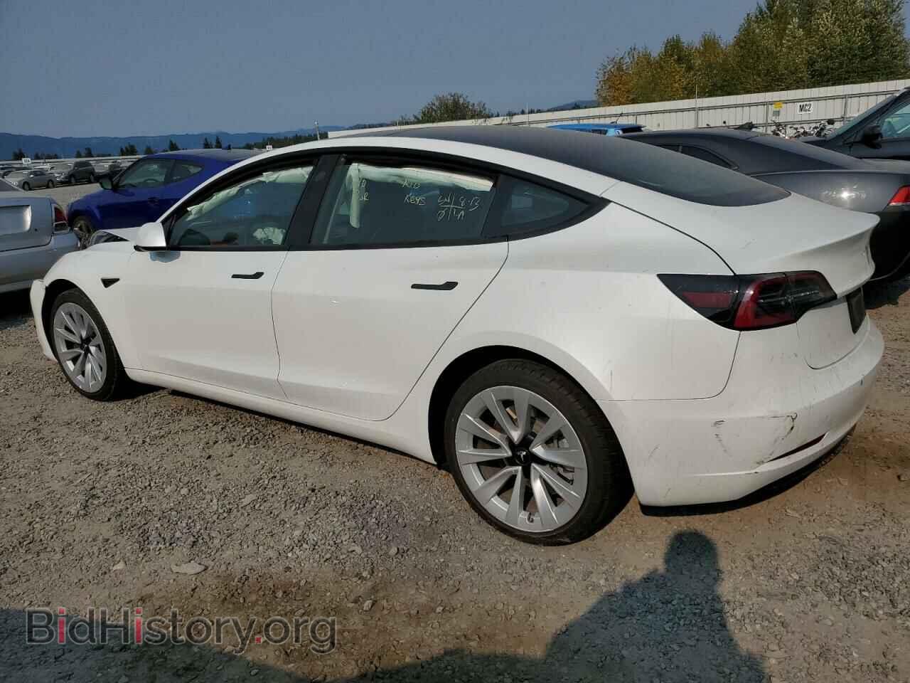 2022 TESLA MODEL 3 - VIN: 5YJ3E1EA2NF186834 - Фото 2