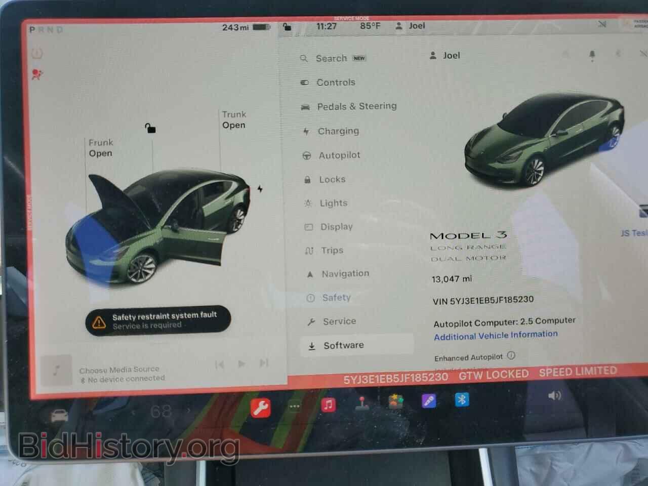 2018 TESLA MODEL 3 - VIN: 5YJ3E1EB5JF185230 - Photo 9