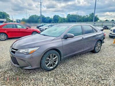 2017 Toyota CAMRY SE, серый — VIN 4T1BF1FK5HU372679, Copart