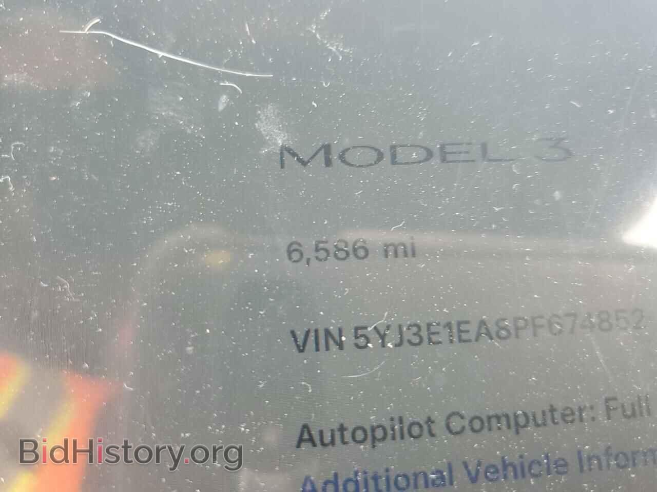 2023 TESLA MODEL 3 - VIN: 5YJ3E1EA8PF674852 - Photo 9